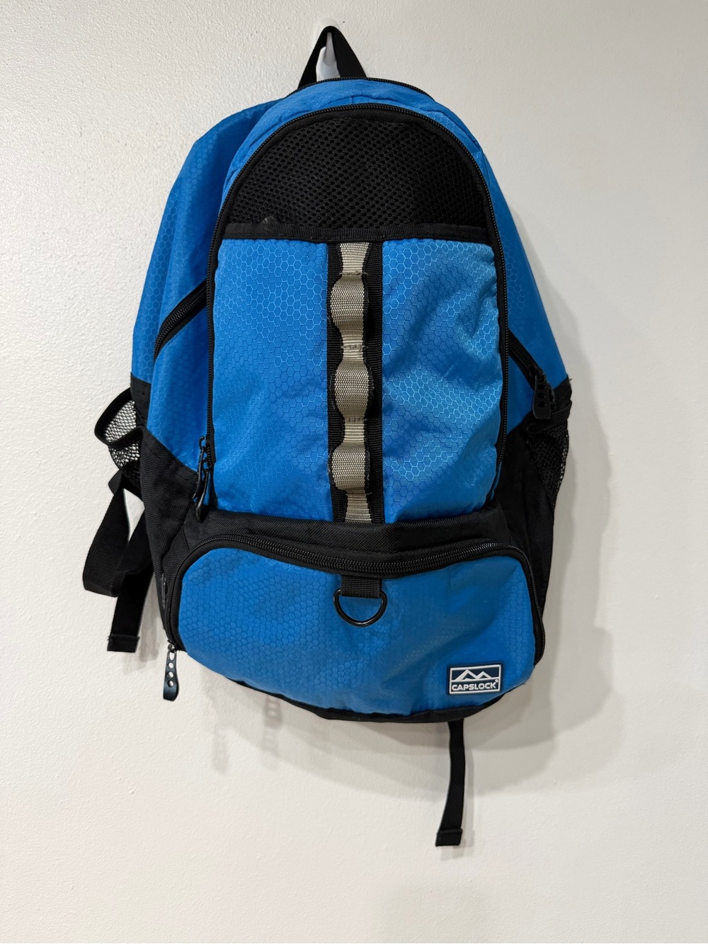 Blue & Black Men's Backpack